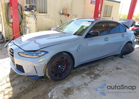 2024 BMW M3 Competition xDrive z USA, uszkodzony, nr VIN WBS43AY03RFT33136